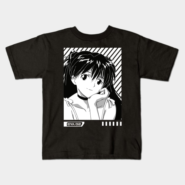 Asuka Langley Soryu Kids T-Shirt by Brok Design